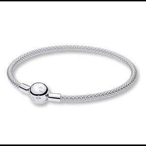 Silver Pandora Charm Bracelet